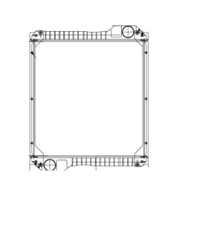 RADIATEUR EAU POUR  JCB  30/925545-30925545