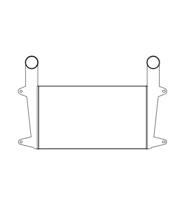 INTERCOOLER PARA Hyundai R300LC-9SH R320LC-9 R330LC-9SH R380LC-9 R430LC-9 11Q9-40550 11Q9-40551