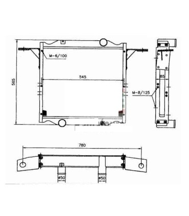 KÜHLER FÜR  RENAULT TRUCK S110 S120 S135 S110 135 TURBO 5010283203