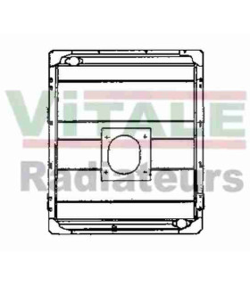 RADIATEUR POIDS LOURDS RENAULT TRUCKS 210-230-260-280-290 BOM