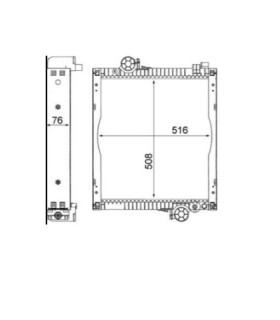 WASSERKÜHLER FÜR JOHN DEERE 6300 6400 6500 6506 6600 6800 7700042230 AL110996 AL115732