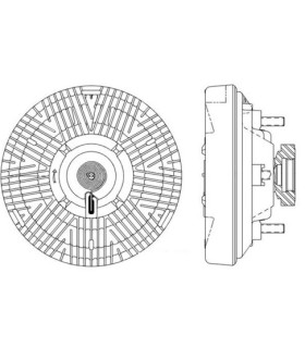 VISCO COUPLEUR ADAPTABLE  POUR REFERENCE Pour 4375000222 Mercedes-Benz