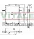 Radiatore dell'acqua per camion Renault M210