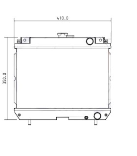RADIATORI PER  Yanmar Ke-30 Ke-40 Ke-50 Ke-140 Ke-160