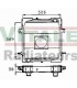 Radiatore acqua per camion RENAULT JP 11-13-14 BOM