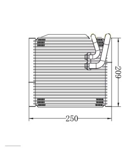 EVAPORADOR DE AIRE ACONDICIONADO PARA  Hyundai KIA 9921459010