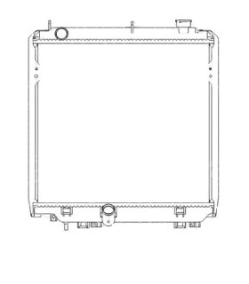 RADIATEUR POUR TOYOTA DYNA  1640030220 16400-30220
