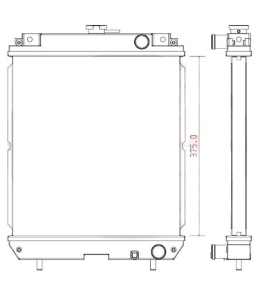 WASSERHEIZKÖRPER FÜR WACKER NEUSON 1703