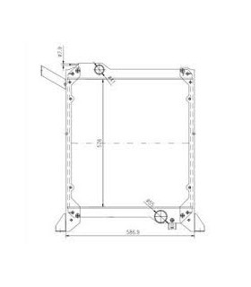 RADIADOR PARA CATERPILLAR MNY70271101D0C CA2066774 206-6774 2066774 CA1807002 180-7002 1807002