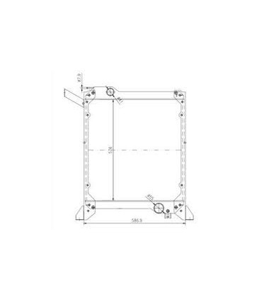 RADIATEUR POUR CATERPILLAR MNY70271101D0C CA2066774 206-6774 2066774 CA1807002 180-7002 1807002