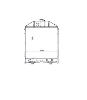 RADIATORI PER NEW HOLLAND TD60 TT75 82989877