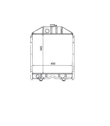 RADIADORES PARA NEW HOLLAND TD60 TT75 82989877