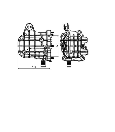VANNE EGR ORIGINAL MAHLE POUR PEUGEOT 3008 308 II 5008 508 BOXER EXPERT