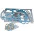 ANPASSBARER UNTERER MOTORDICHTUNGSSATZ FÜR CASE IH D239 1967011C1 1967014C1 3055151R1 3055215R2 3055215R3