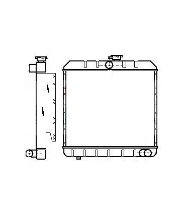 RADIATEUR POUR LAND ROVER SERIES II 2.25 DIESEL PETROL 577609