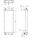RADIATEUR POUR HITACHI ZW220 ZW180.5 AJ31110000 YA00017801