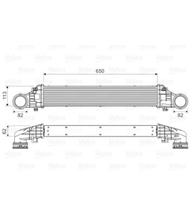 ECHANGEUR D'AIR POUR MERCEDES 2115001102 A2115001102