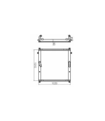 RADIATORE DELL'OLIO PER CATERPILLAR 1241763 124-1763