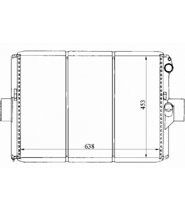RADIATEUR EAU POIDS LOURD IVECO EUROCARGO