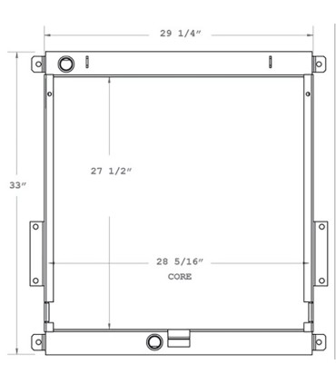 OIL COOLER FOR CATERPILLAR 1355770 135-5770