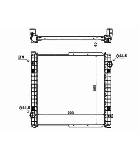  Radiateur moteur IVECO Daily 99-03 