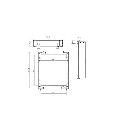 RADIATOR FOR FENDT VARIO 309 310 311 312 SCR 309 310 311 312 313 G339202050100