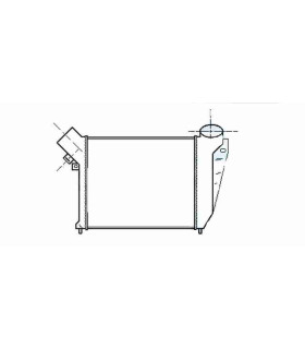 ECHANGEUR AIR INTERCOOLER VOLKSWAGEN GOLF 83-91