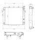 RADIATORE PER CARRELLO ELEVATORE INDUSTRIALE TOYOTA 16410F304071 16410-3040-71