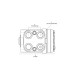 BOÎTIER ORBITROL POUR FIAT FORD NEW HOLLAND CASE JX 5143326 5164616 5094306, 48060017, 84174795, 84175177, 5140382
