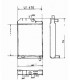 RADIATEUR EAU TRACTEUR MASSEY FERGUSON 298-698-699