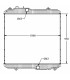 KÜHLER FÜR PERKINS SERIE 2000 2300 D MN422000-42830W MN42200042830W