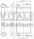  Radiateur eau pour SCANIA Série P 95-04 