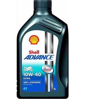 HUILE MOTEUR SHELL ADVANCE ULTRA 4T 10W40