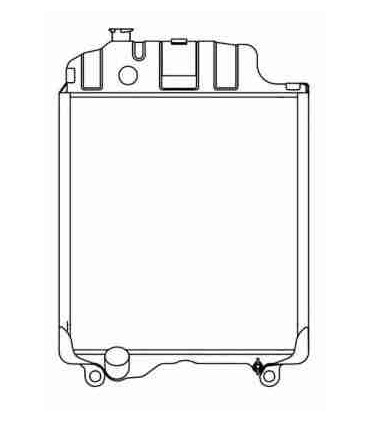  Radiateur eau pour SCANIA Série P 95-04 