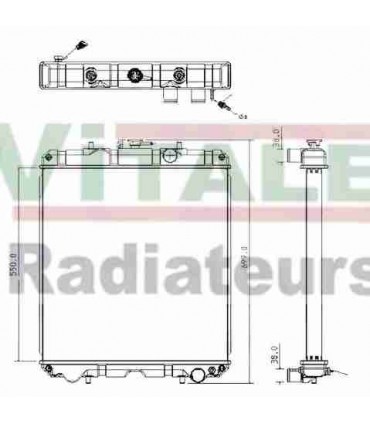 Radiatore ad acqua Takeuchi T130