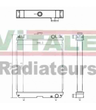Radiatore ad acqua ISEKI K211085010 K121394410