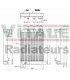 Radiateur moteur Tracteur RENAULT AGRI 58.12 / 58.32 