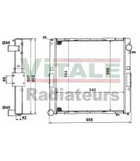  Radiateur moteur IVECO Daily 99-03 