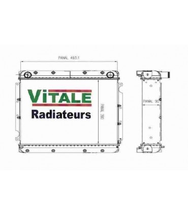RADIADORE PER DEUTZ AGROFARM 420