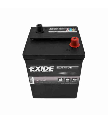 Batteria Exide 80Ah 6V per auto d'epoca