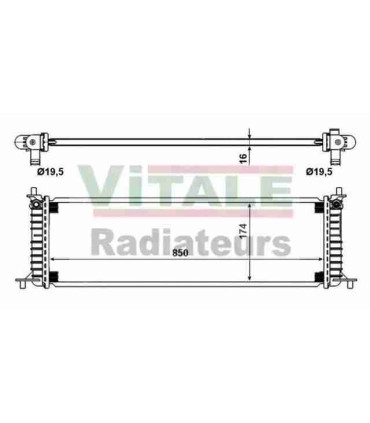  Radiateur moteur Citroën HY 