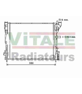  Radiateur eau pour RENAULT R10