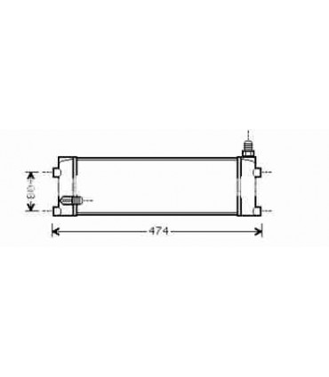 RADIATORE OLIO CLAAS CELTIS 426-436-446 - ARES 500