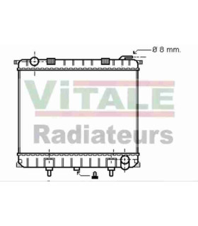 Radiatore dell'acqua per Range Rover 2 II LP