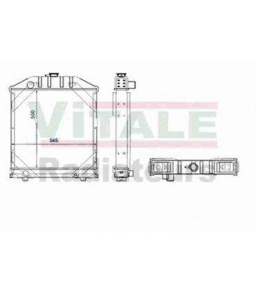 RADIATEUR EAU TRACTEUR FIAT 100-90