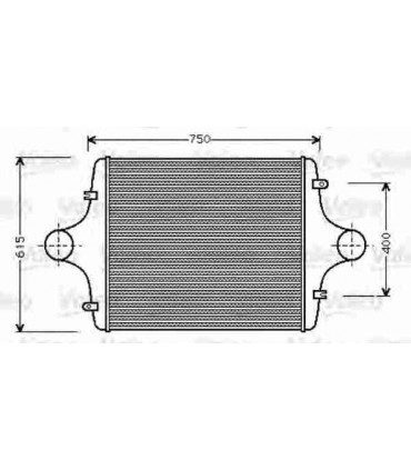 ECHANGEUR AIR  INTERCOOLER MAN F90