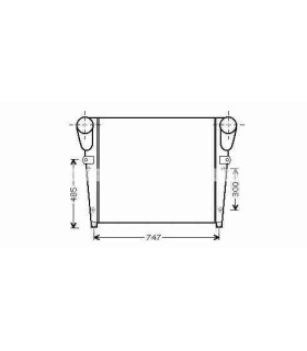 Radiateur moteur pour PEUGEOT 204