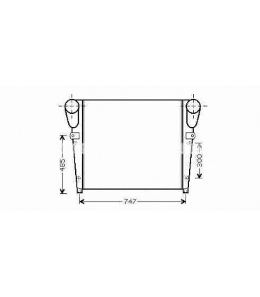 Radiateur moteur pour PEUGEOT 204
