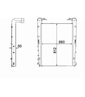  Radiateur moteur Citroën HY 