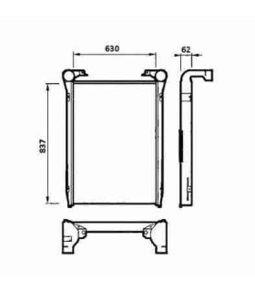  Radiateur moteur Citroën HY 
